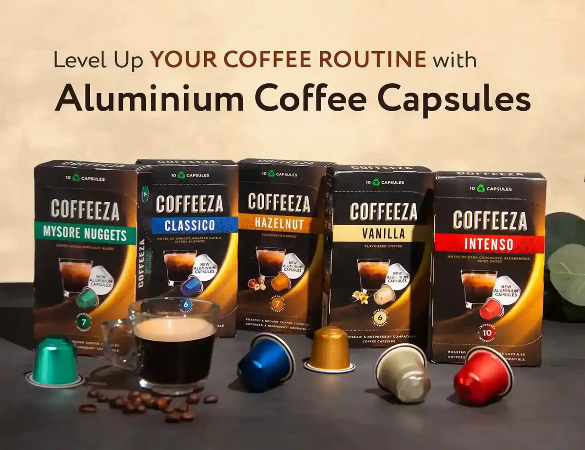 Shop Premium Flavored Coffee Capsules Coffeeza