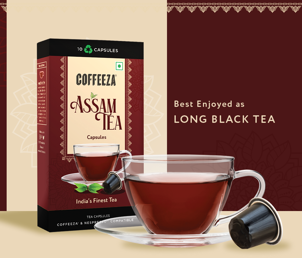 Coffeeza Assam Tea Capsules, India's Finest Tea in Aluminium Capsules