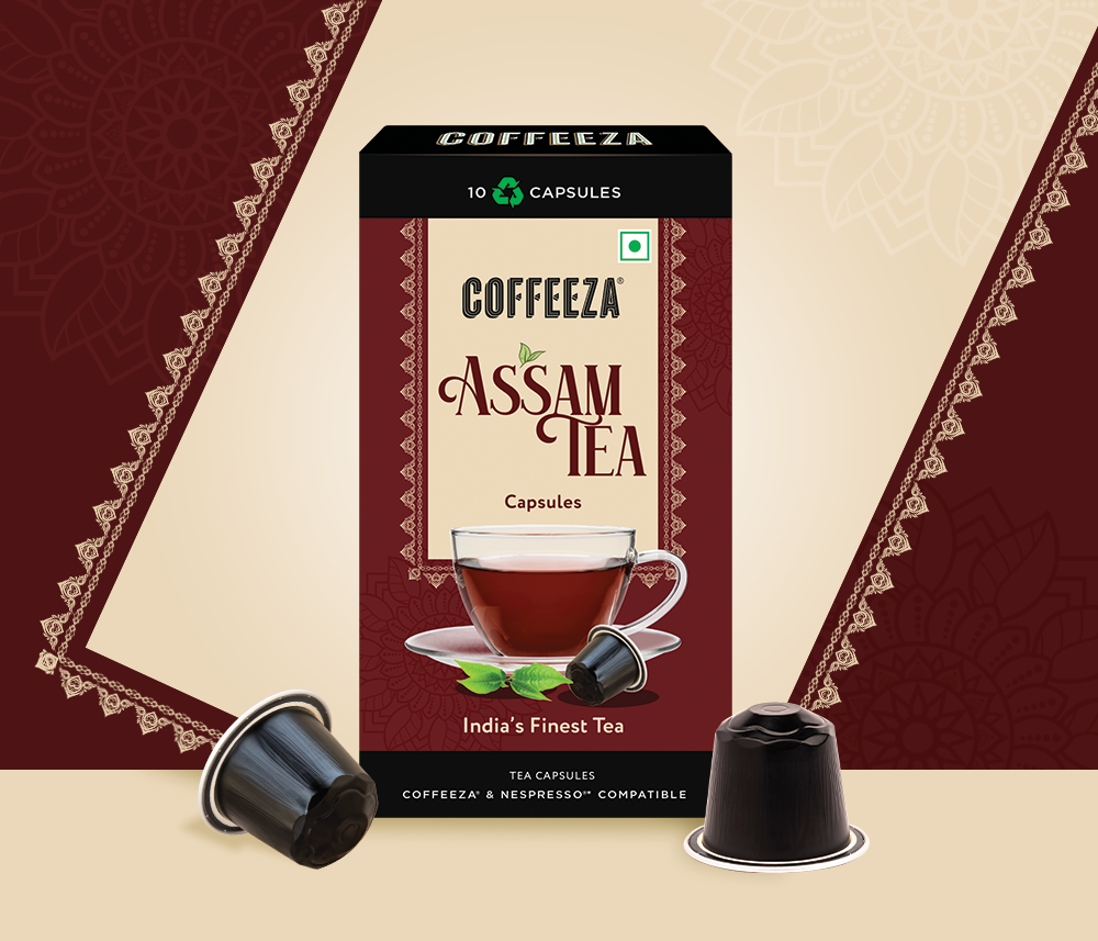 Coffeeza Assam Tea Capsules, India's Finest Tea in Aluminium Capsules