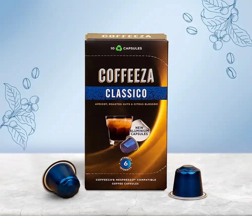 Coffeeza Classico 100% Arabica Aluminium Coffee Capsules nespresso compatible CCS-ALU-CLA1-VER1-01