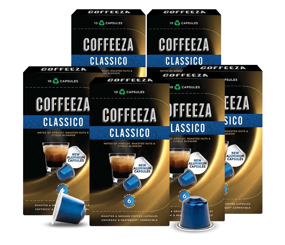 Coffeeza Classico 100% Arabica Aluminium Coffee Capsules nespresso compatible CCS-ALU-CLA1-VER1-03