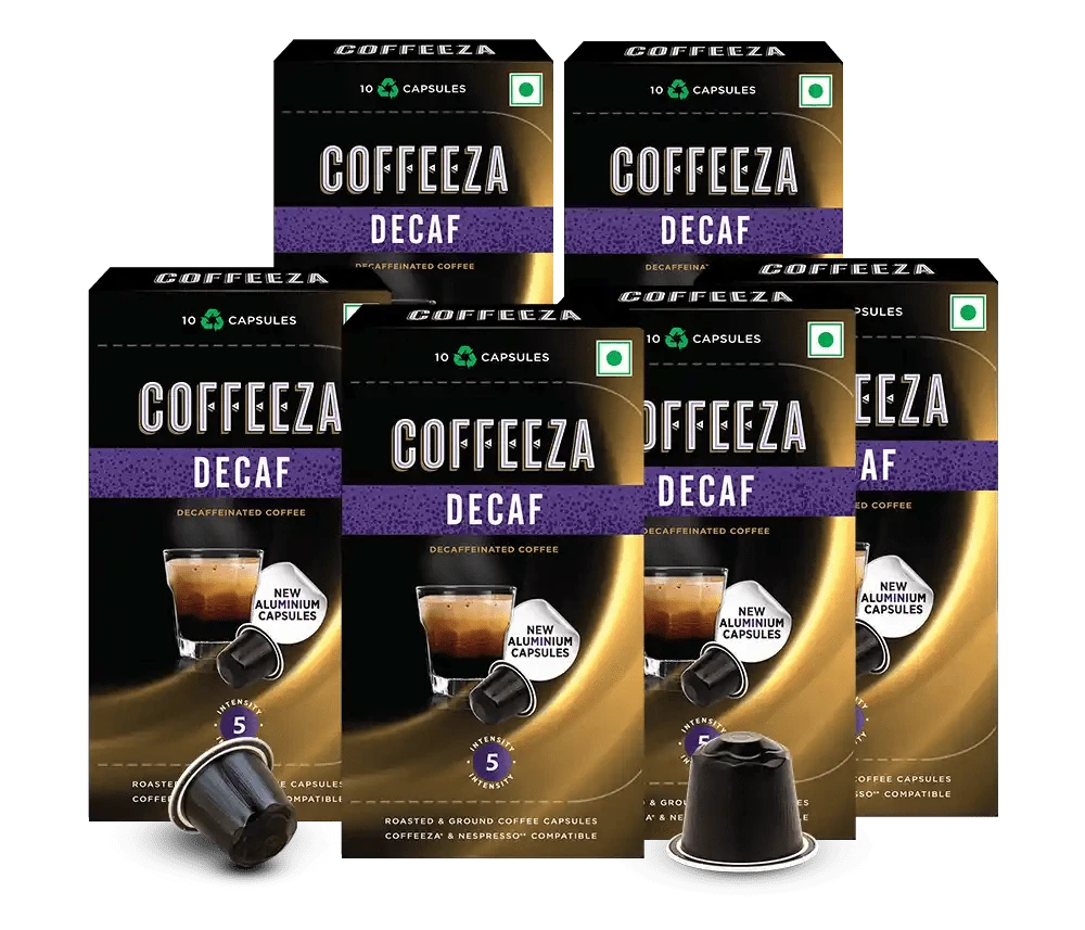 Coffeeza Coffeeza Decaf Aluminium Coffee Capsules nespresso compatible CCS-ALU-DEC1-VER1-03