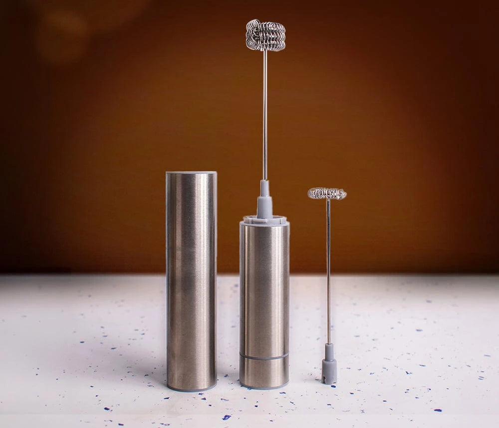 Coffeeza Coffeeza Handheld Milk Frother nespresso compatible HFS-FRO1-SI-VER1-01