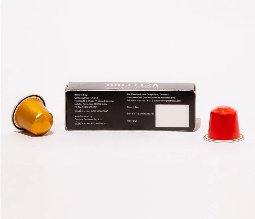 Coffeeza Complimentary 4-Flavor Capsule Gift Box nespresso compatible CCS-ALU-FRE1-VER1-01