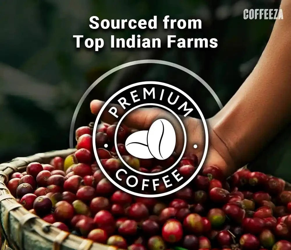 Coffeeza Hazelnut Flavoured Instant Coffee | Freeze-Dried 100gms | Warm & Nutty - Premium Coffee nespresso compatible