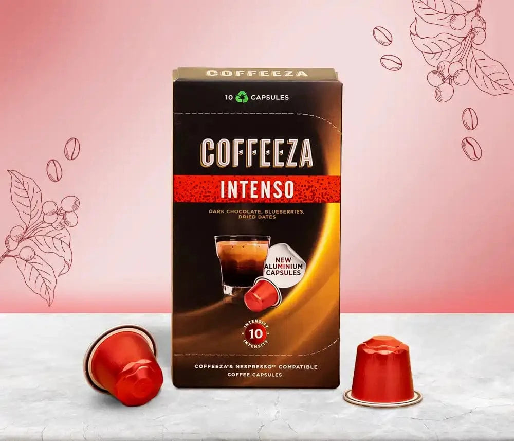 Coffeeza Intenso Aluminium Coffee Capsules nespresso compatible CCS-ALU-INT1-VER1-01