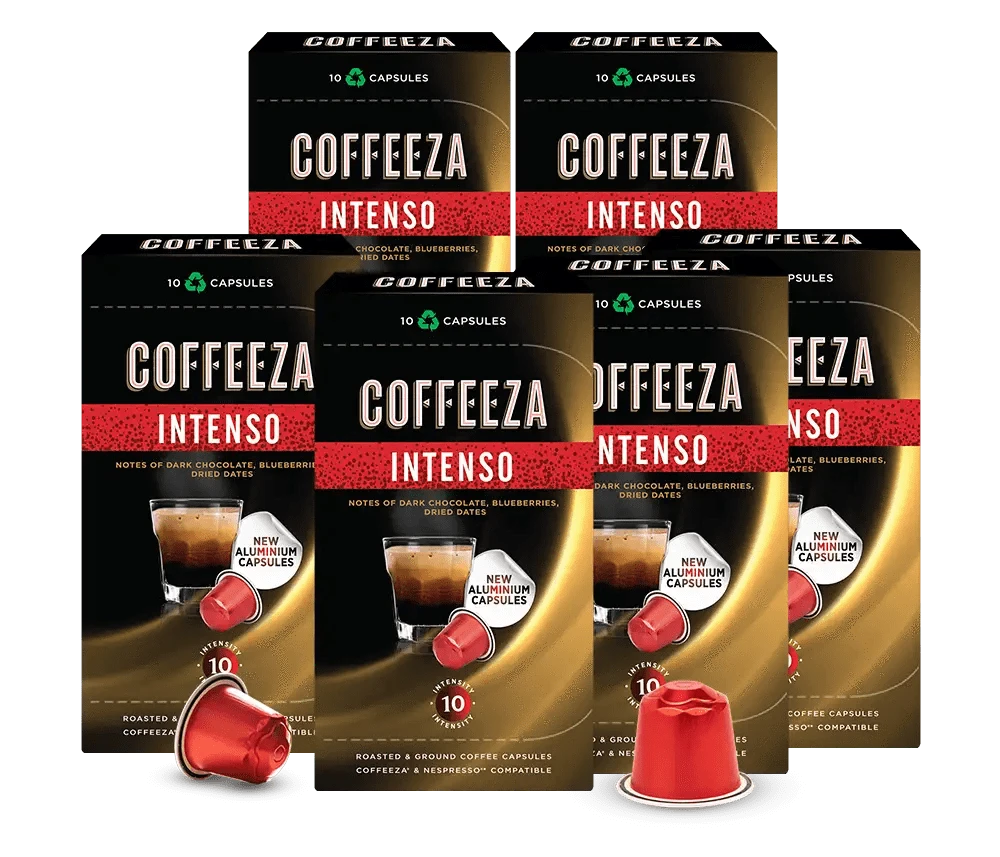 Coffeeza Intenso Aluminium Coffee Capsules nespresso compatible CCS-ALU-INT1-VER1-03