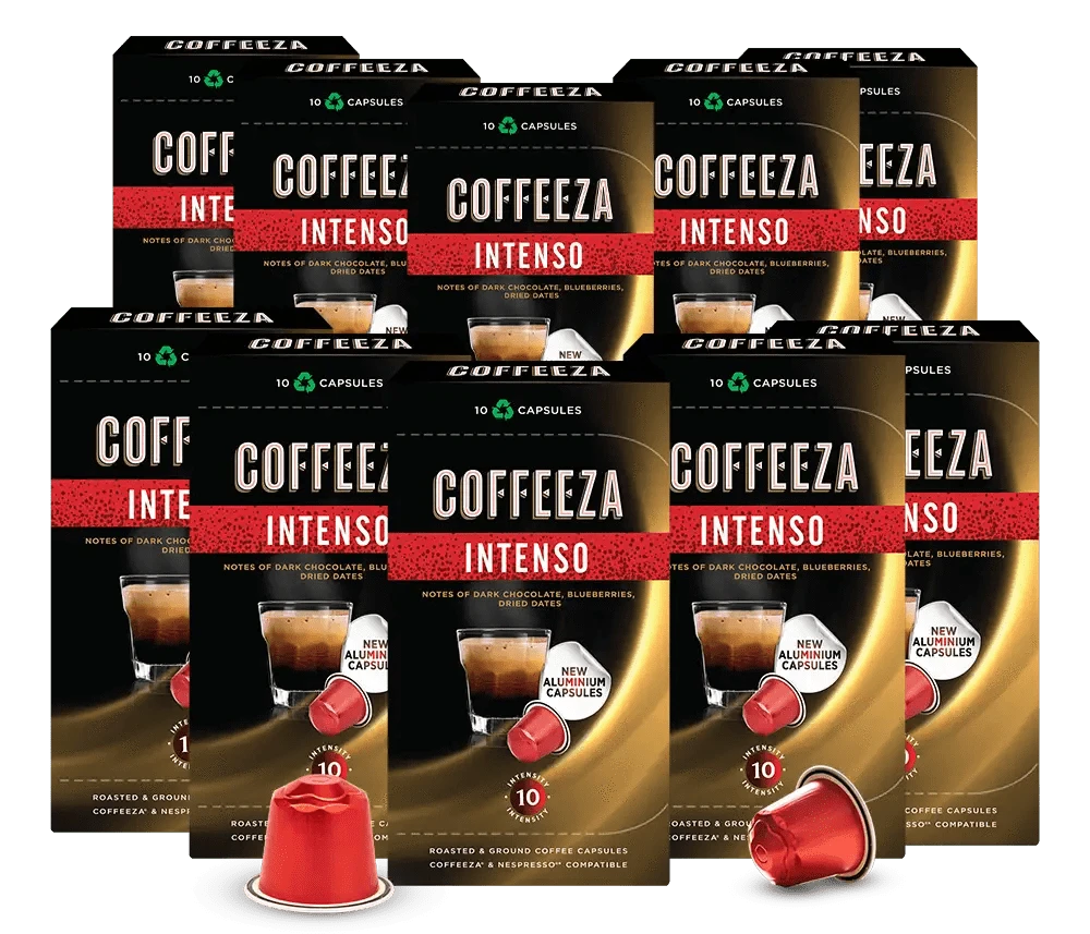 Coffeeza Intenso Aluminium Coffee Capsules nespresso compatible CCS-ALU-INT1-VER1-04