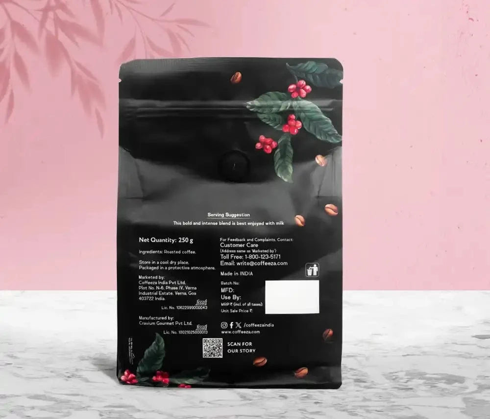 Coffeeza Intenso Specialty "AA" Ground Coffee nespresso compatible