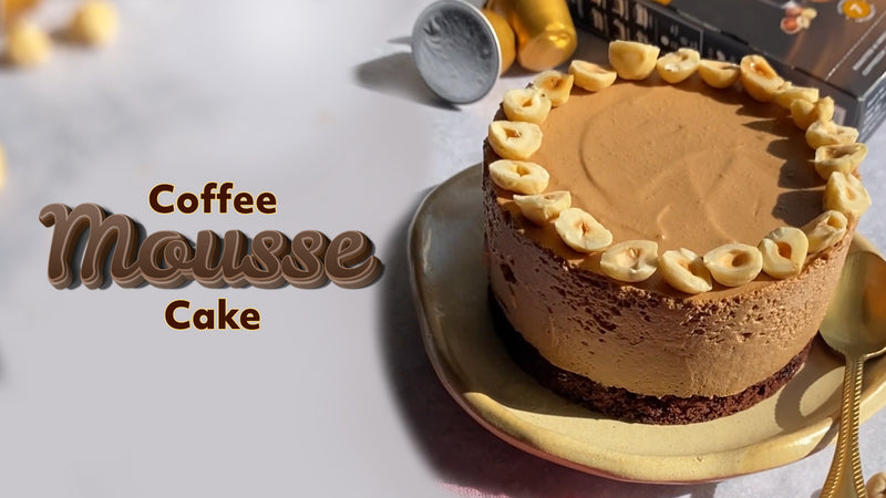 Hazelnut Coffee Mousse Cake