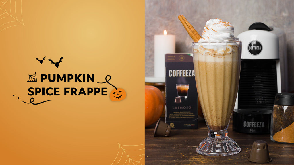 Halloween Special Pumpkin Spice Frappe - Coffeeza