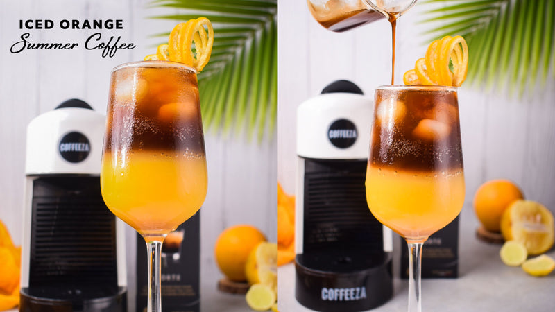 Iced Orange Summer Coffee