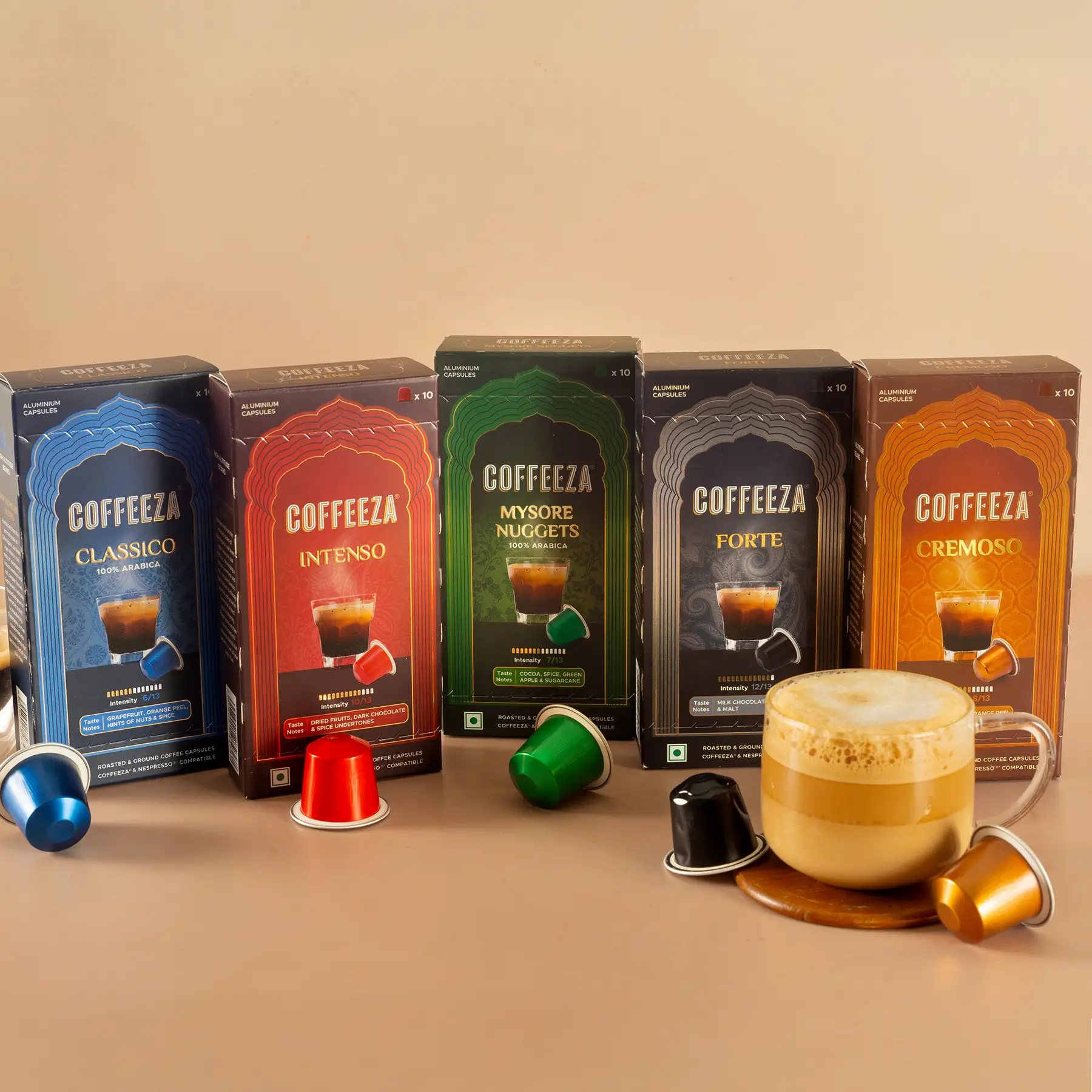 Coffeeza Variety Pack Of 5 Blends - Coffee Capsules