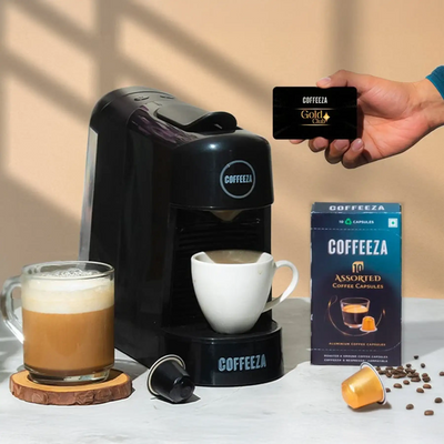 Finero Next Coffee Machine + 10 FREE Coffee Capsules + 1 Year Membership Benefits