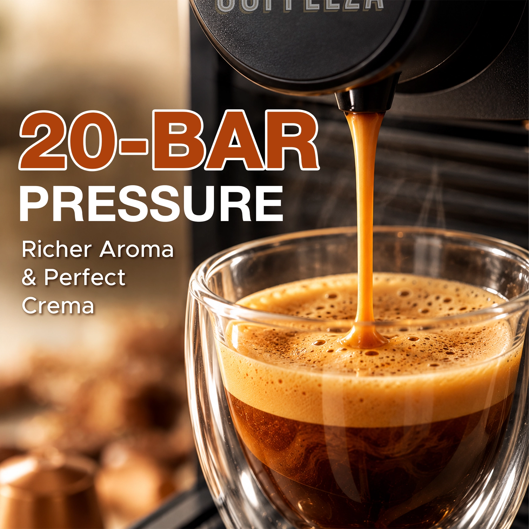 Finero Prime Coffee Machine + 10 FREE Coffee Capsules + 1 Year Membership Benefits