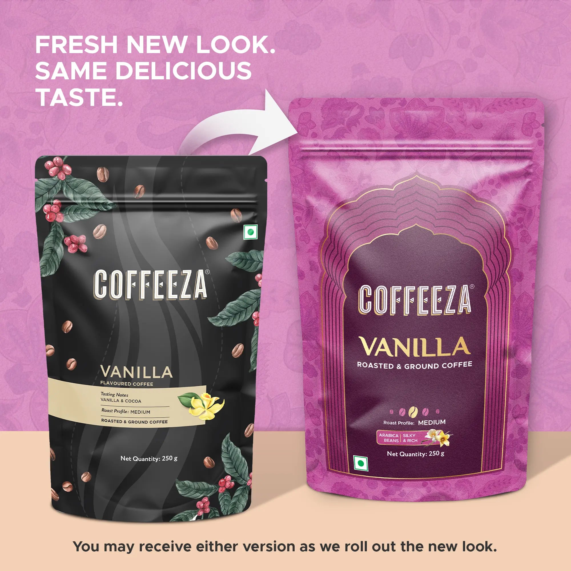 Vanilla 100% Arabica Flavoured Ground Coffee