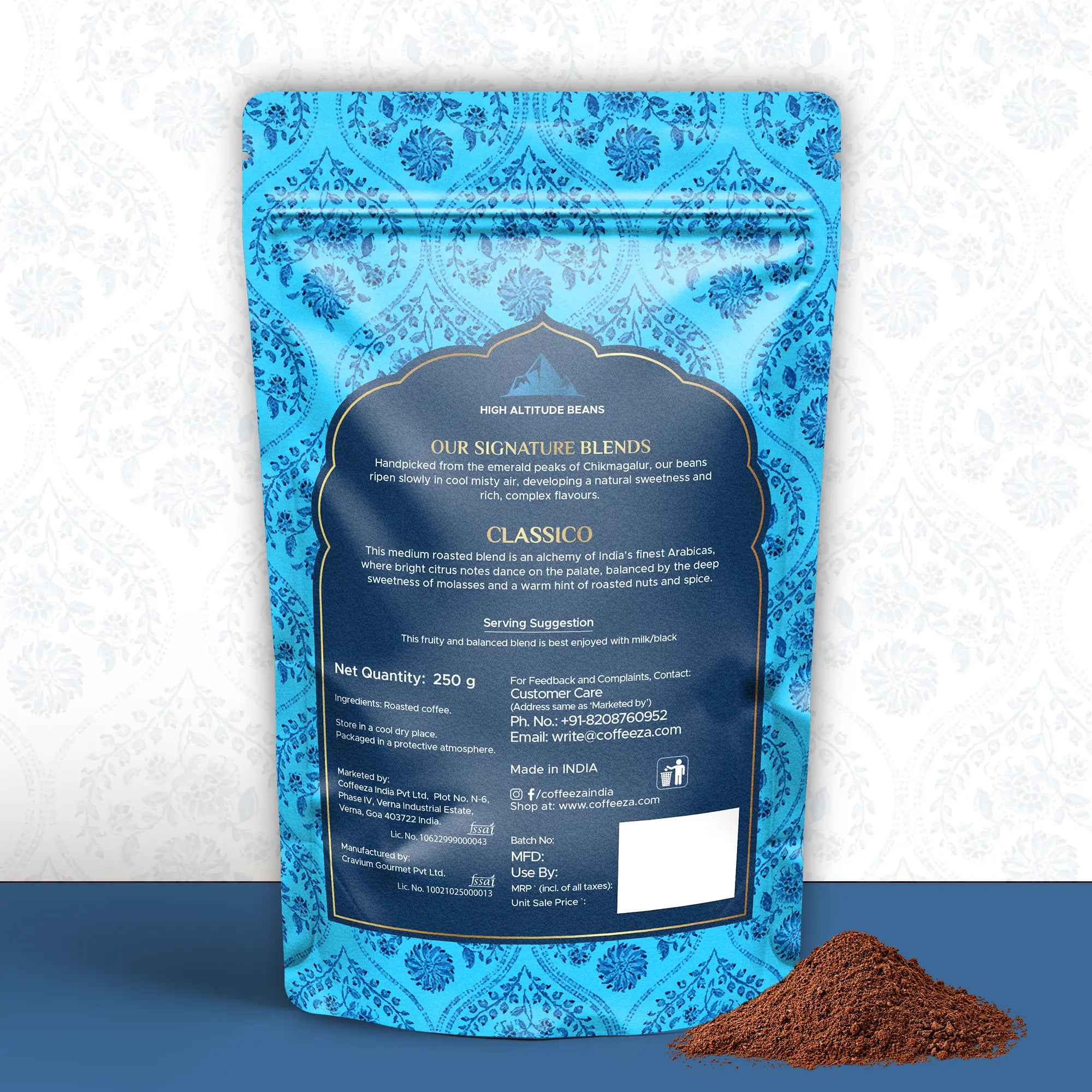 Aromatic Indulgence - Specialty Ground Coffee - Pack of 5 (250gm X5)