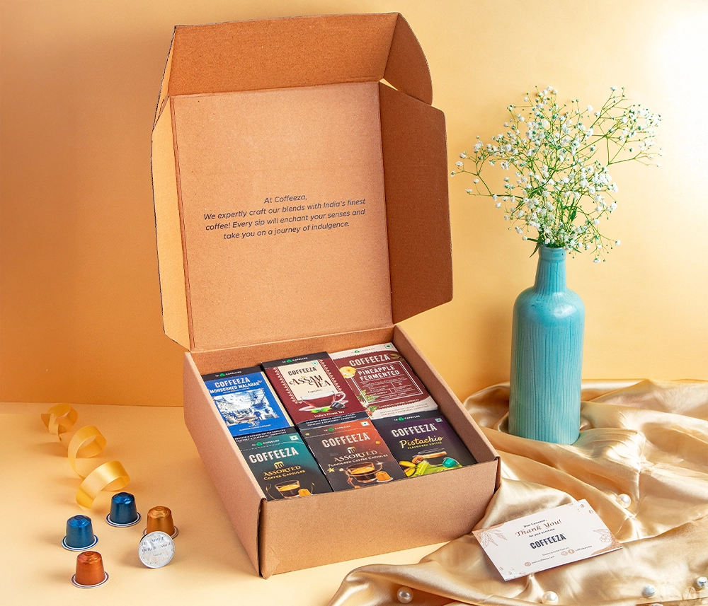 Festive Gift Hamper | Assorted Pack of 60 Coffee Capsules