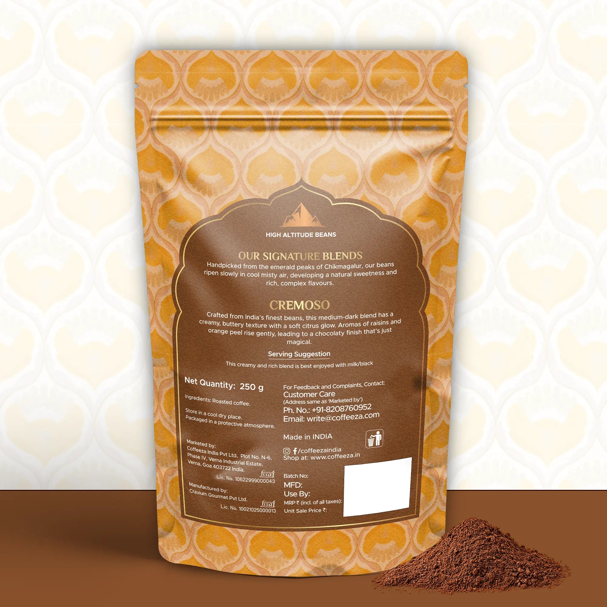 Cremoso Specialty Ground Coffee/Beans
