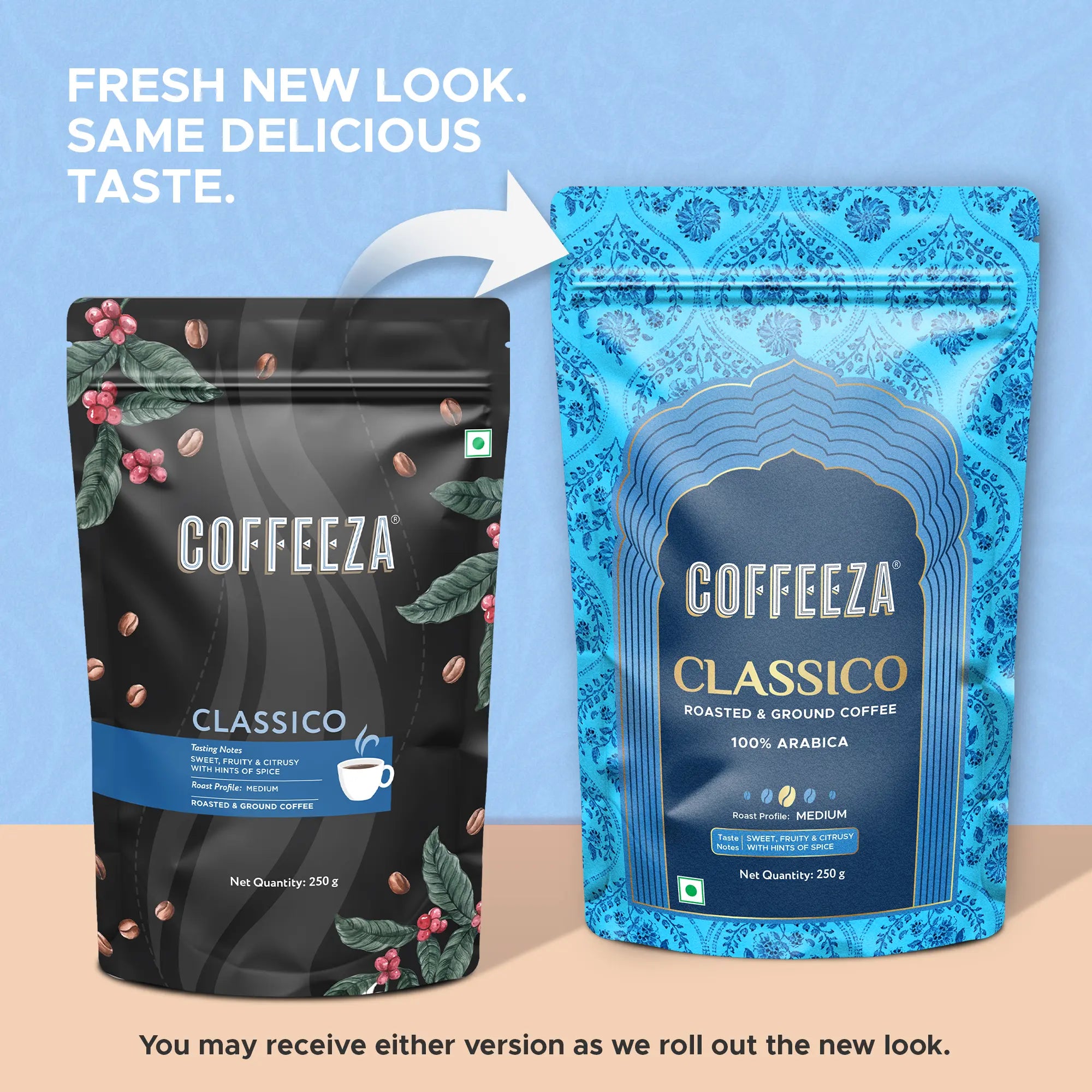 Classico 100% Arabica Ground Coffee/Beans