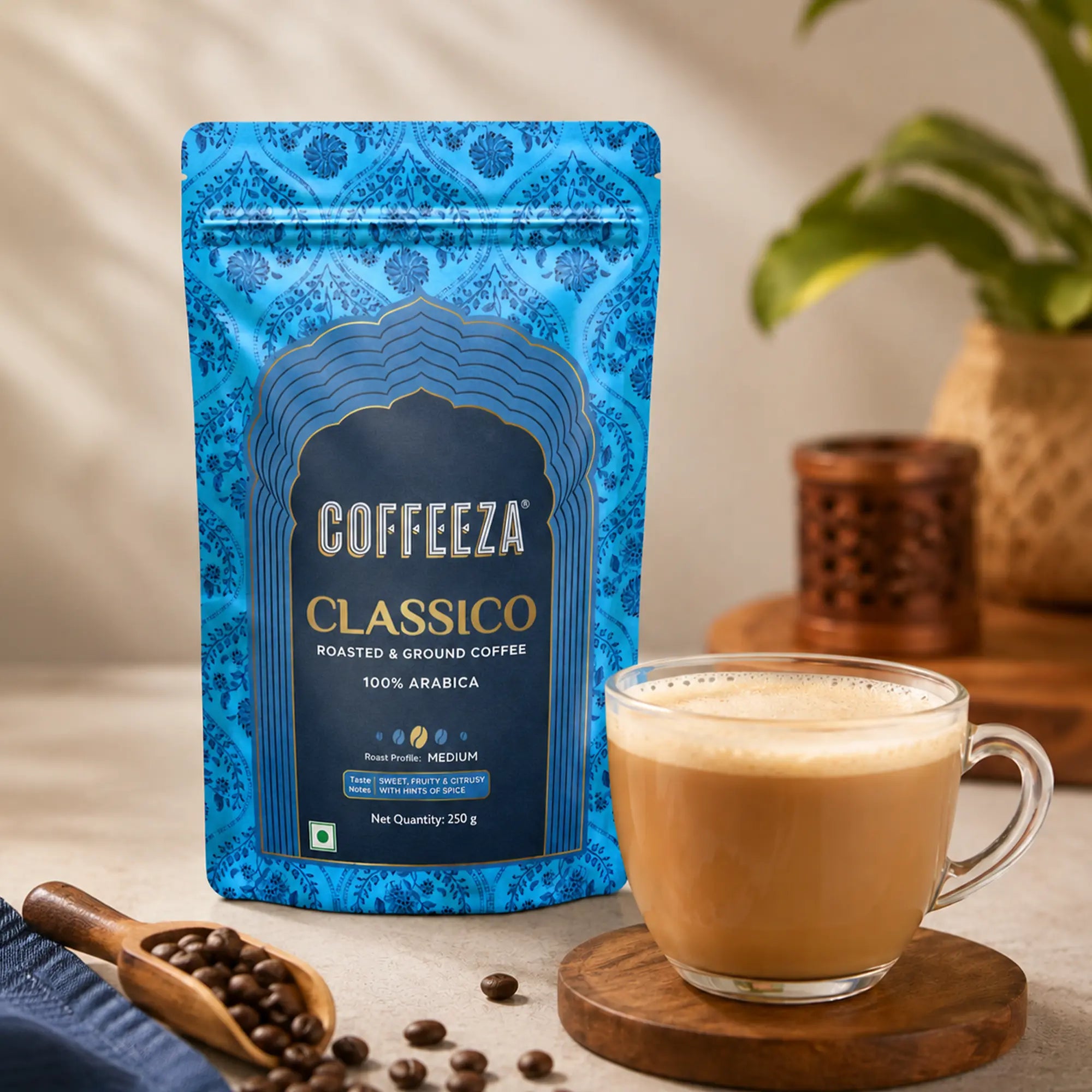 Classico 100% Arabica Ground Coffee/Beans