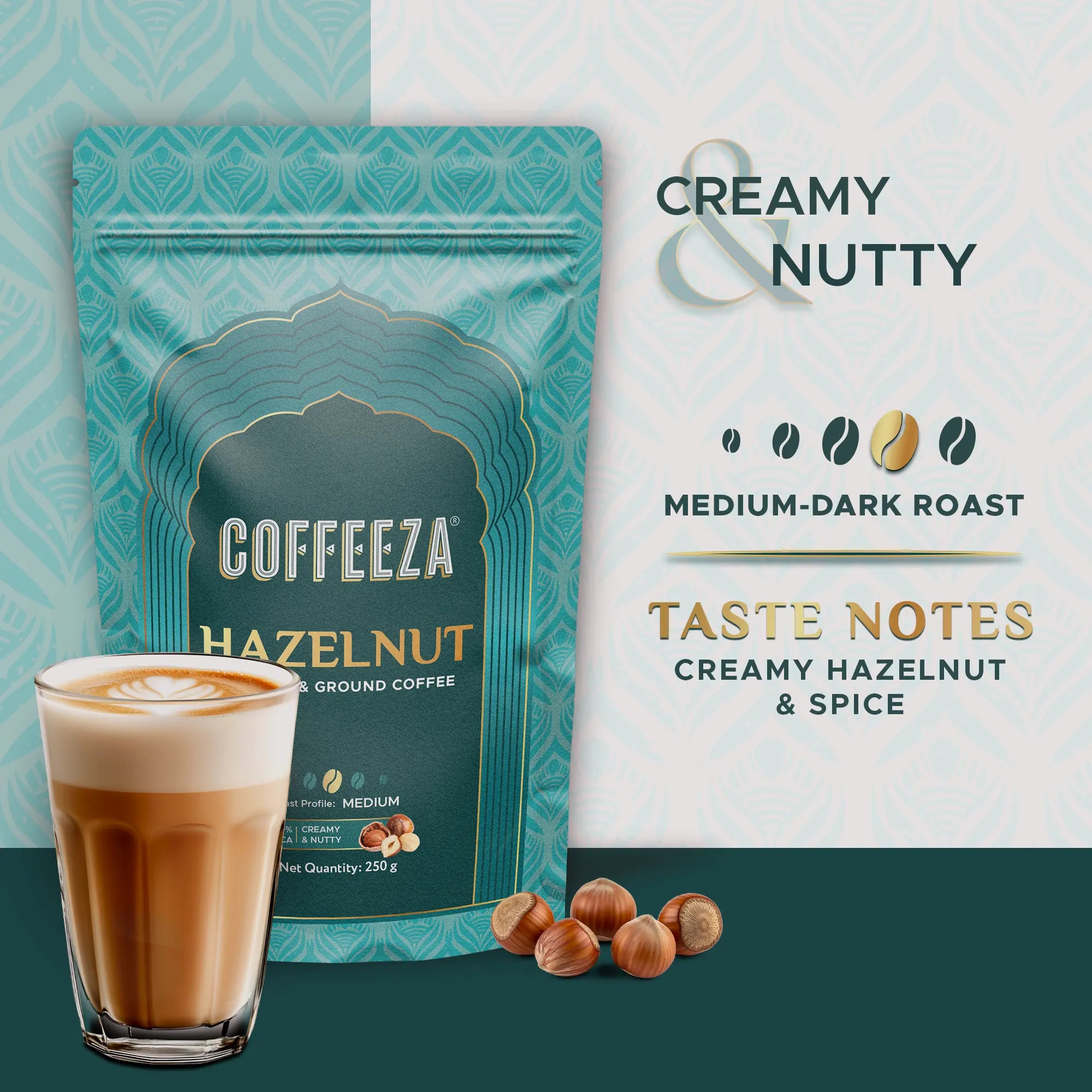 Aromatic Indulgence - Specialty Ground Coffee - Pack of 5 (250gm X5)