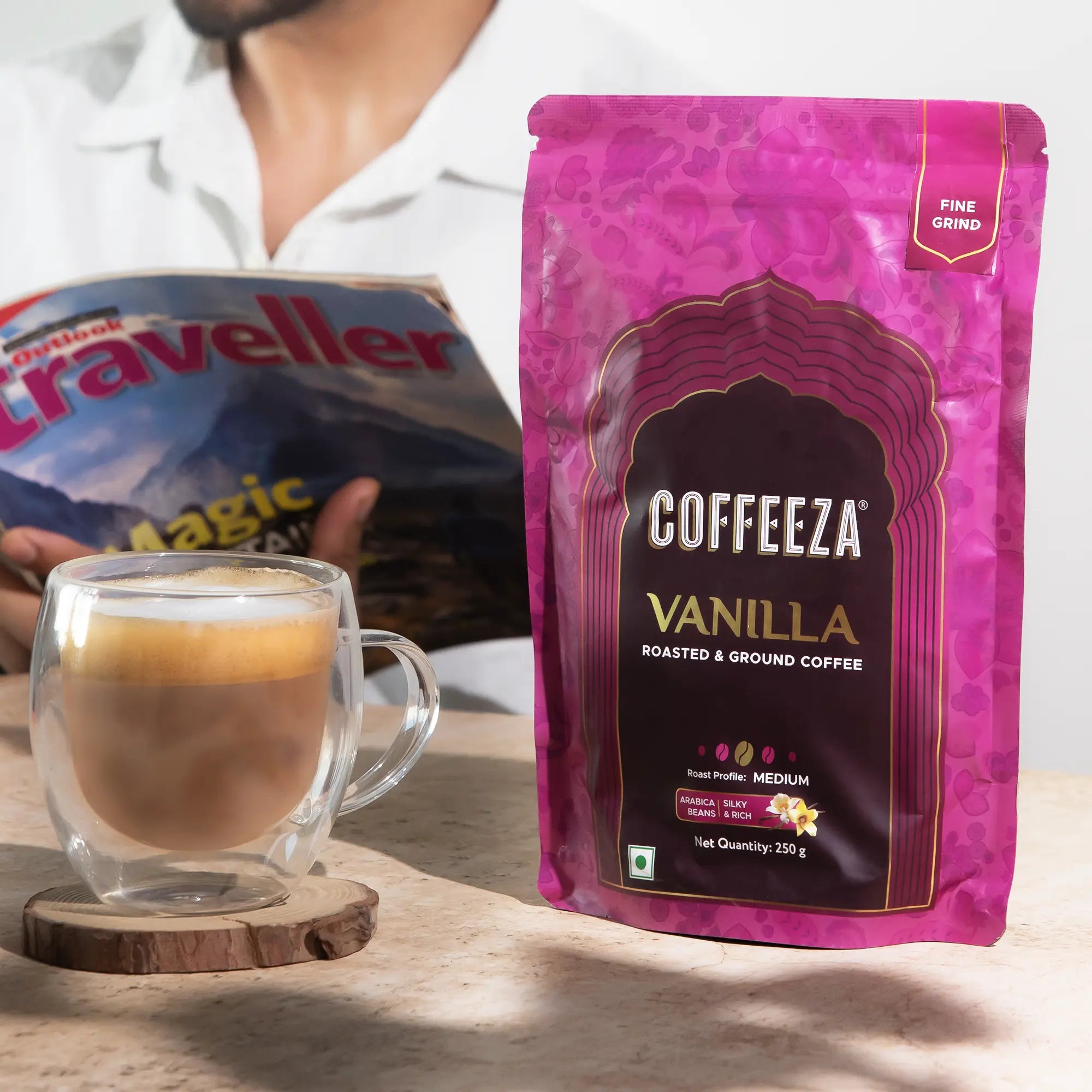 Vanilla 100% Arabica Flavoured Ground Coffee