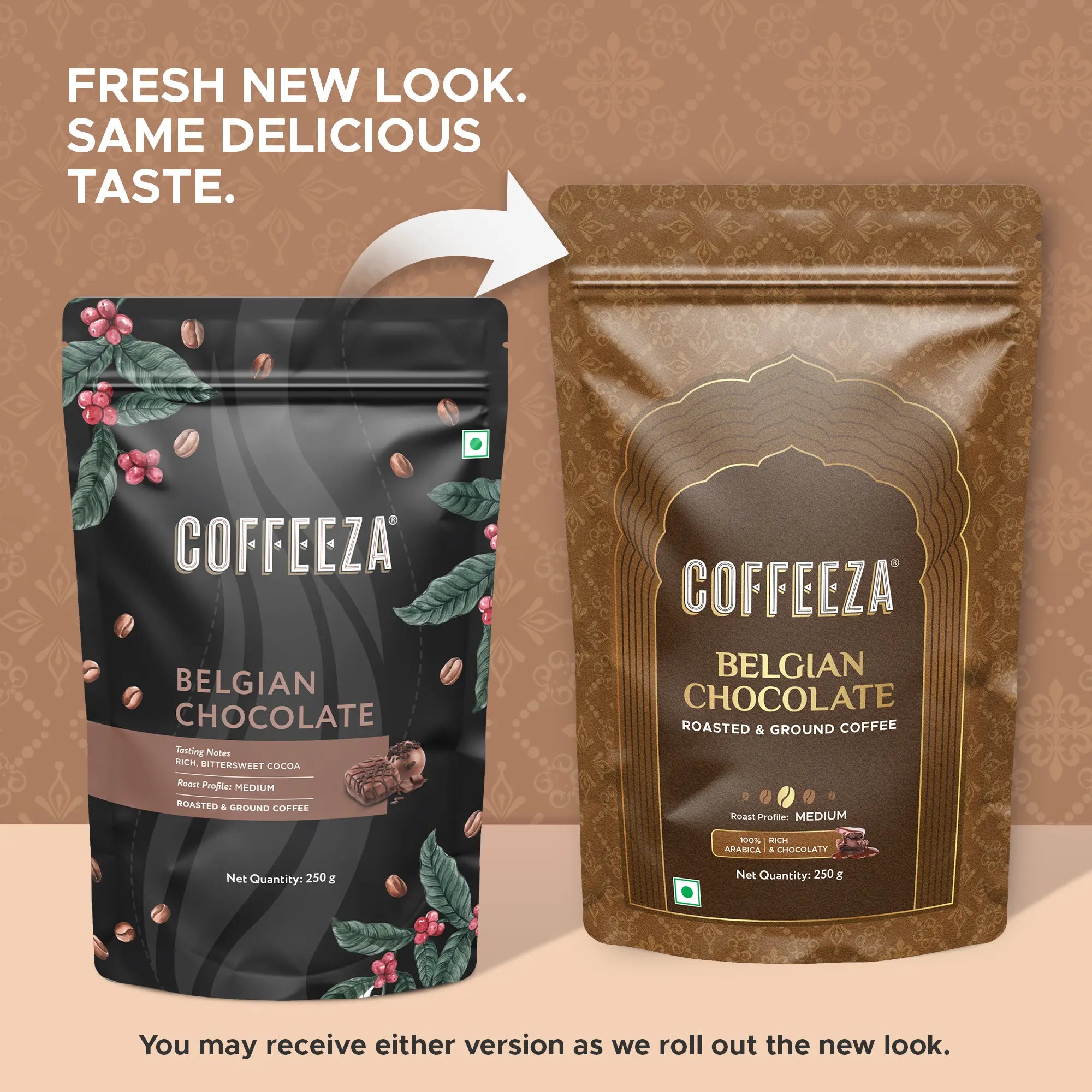 Belgian Chocolate 100% Arabica Flavoured Ground Coffee