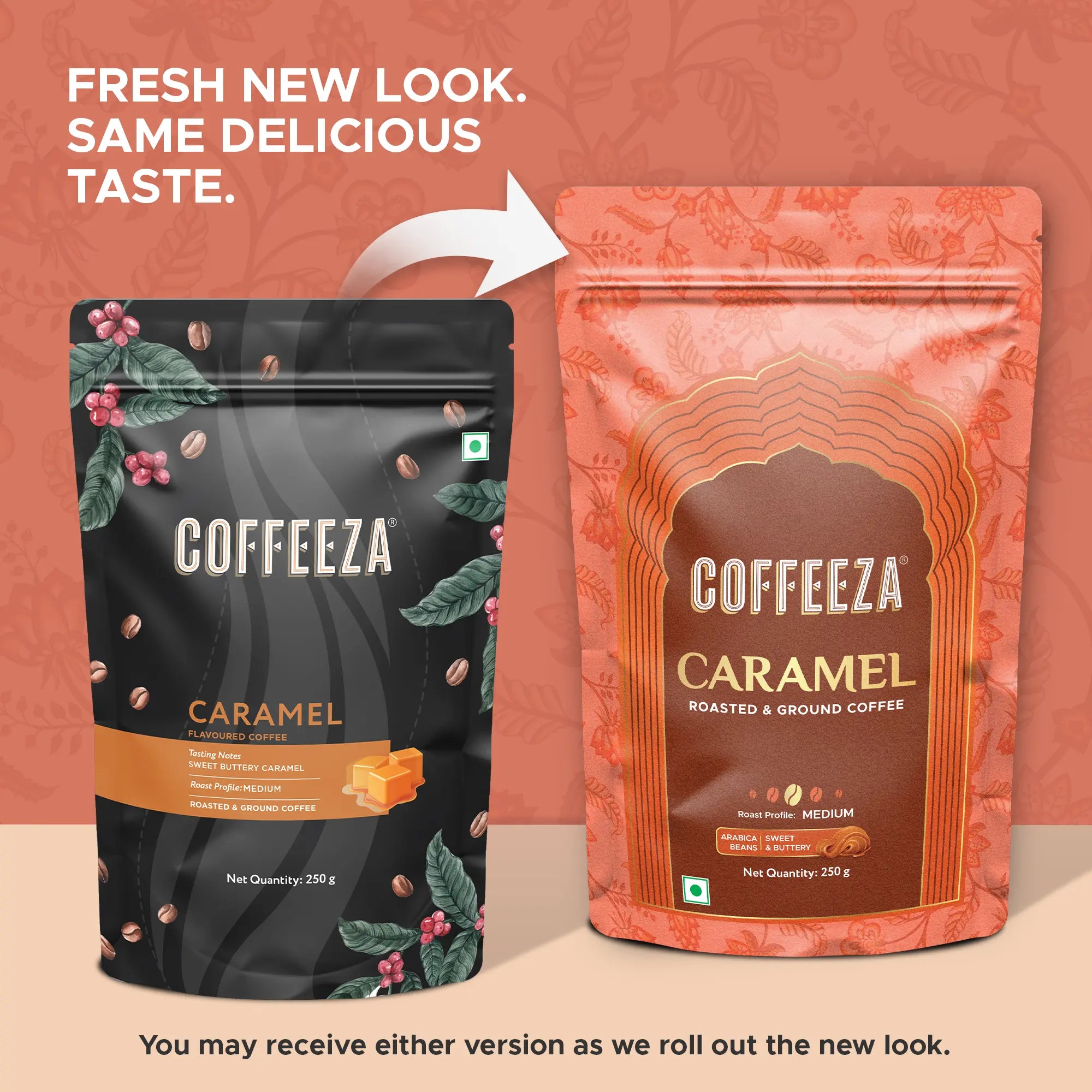 Caramel 100% Arabica Flavoured Ground Coffee