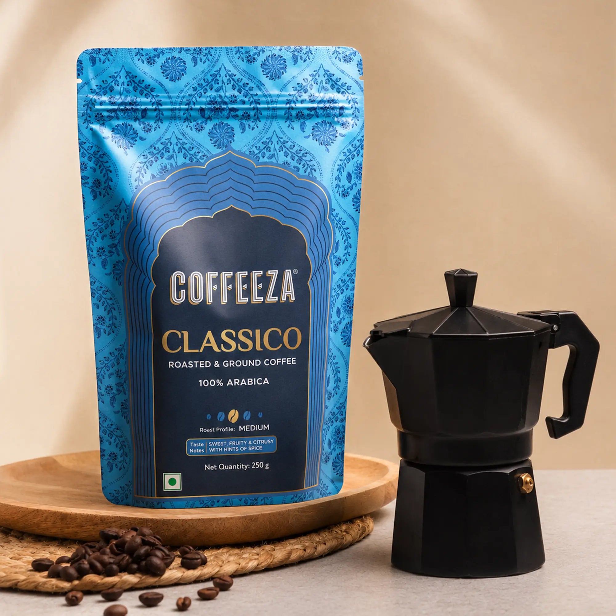Classico 100% Arabica Ground Coffee/Beans