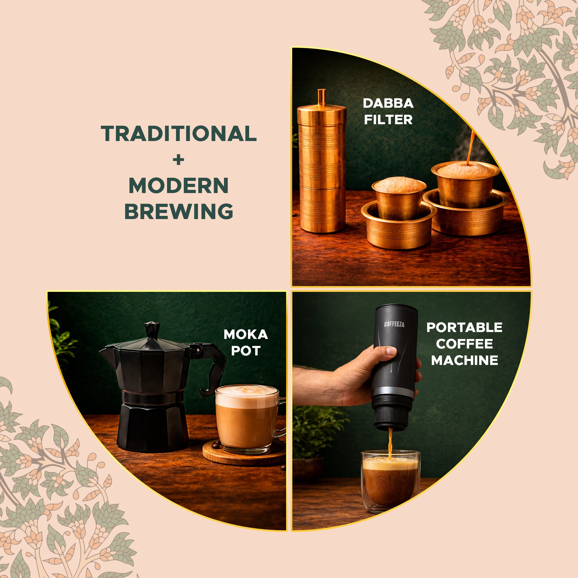 Coffeeza South Indian Filter Coffee – 80:20 Blend with Chicory | Mediu