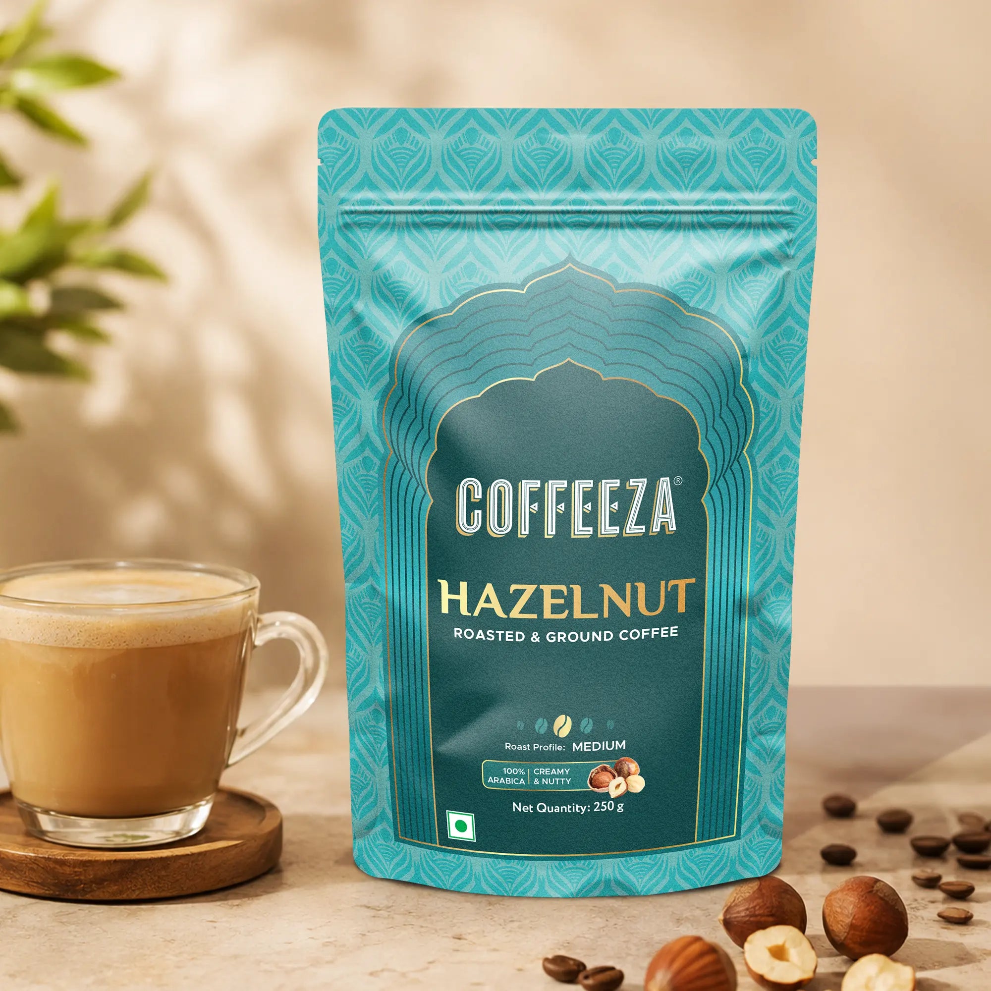 Hazelnut 100% Arabica Flavoured Ground Coffee
