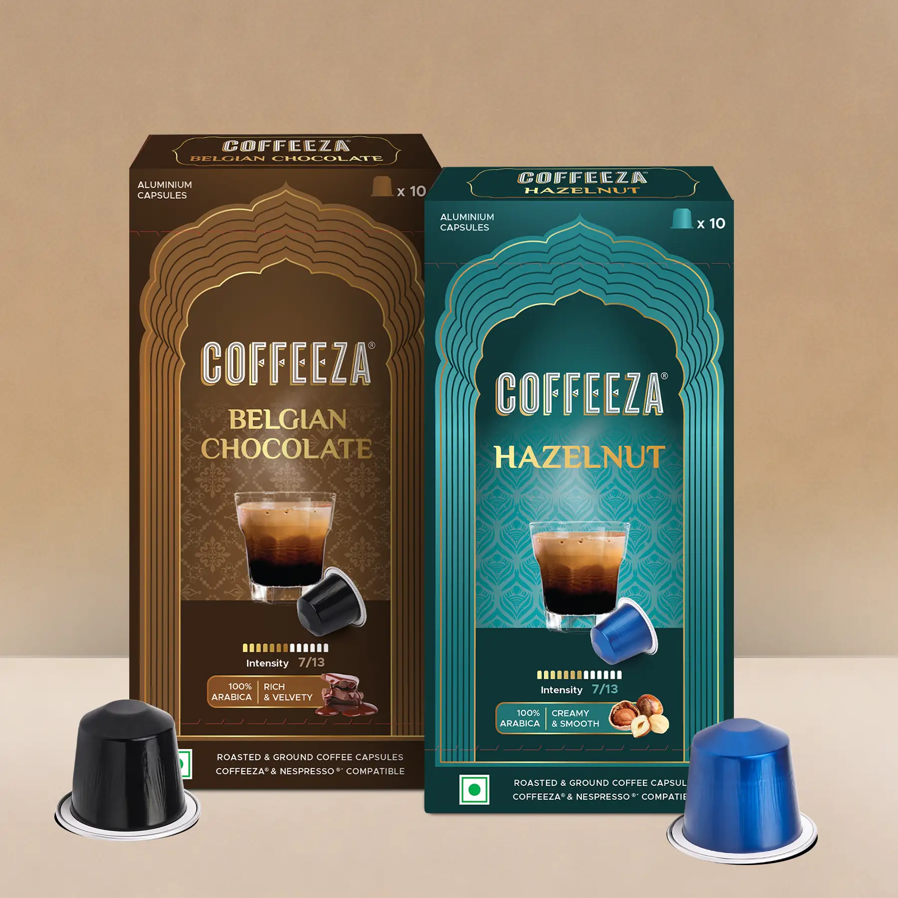 Belgian Chocolate & Hazelnut Variety Pack - 100% Arabica Flavoured