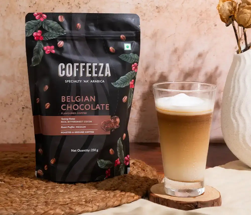 Belgian Chocolate Ground Coffee by Coffeeza