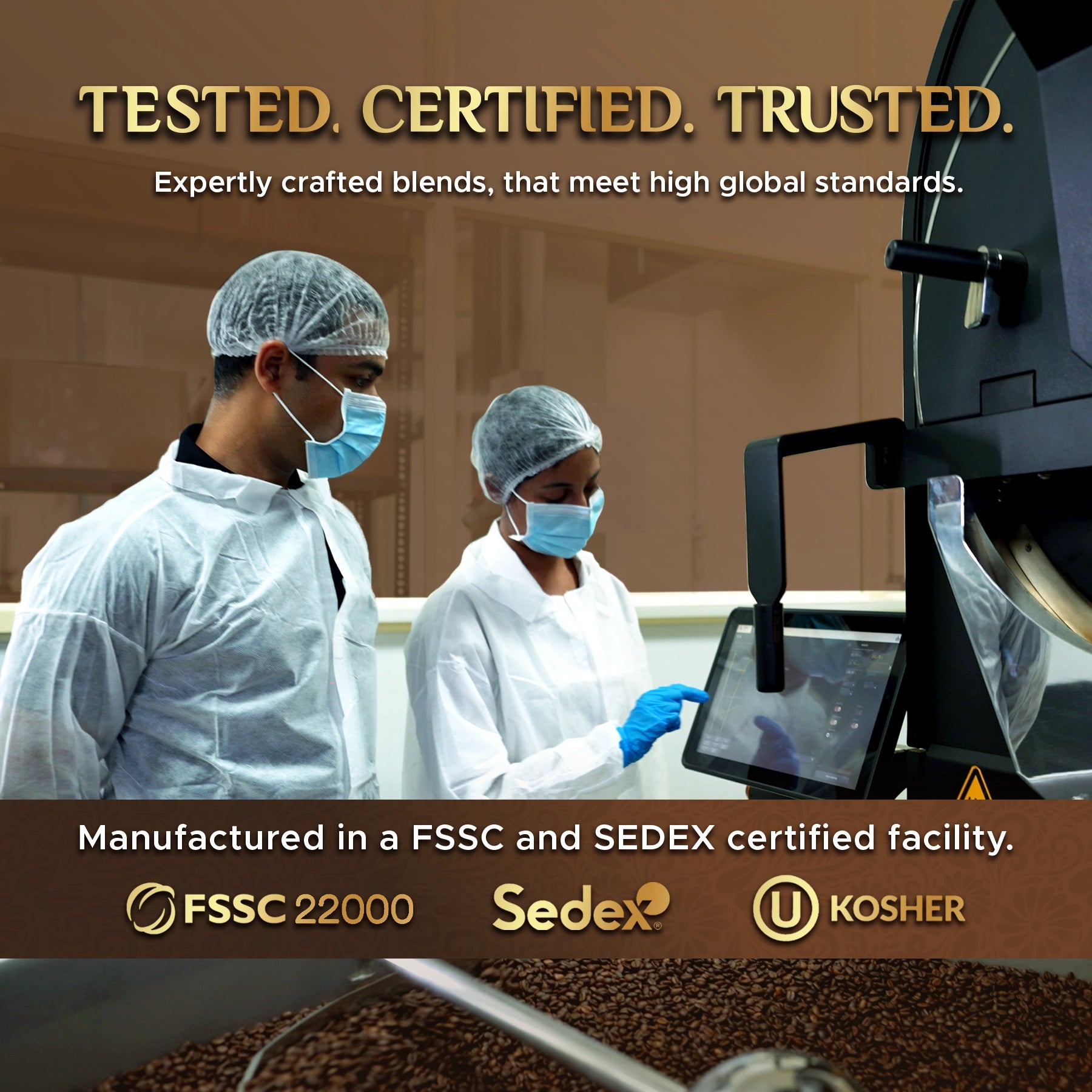 Vanilla 100% Arabica Flavoured Aluminium Coffee Capsules