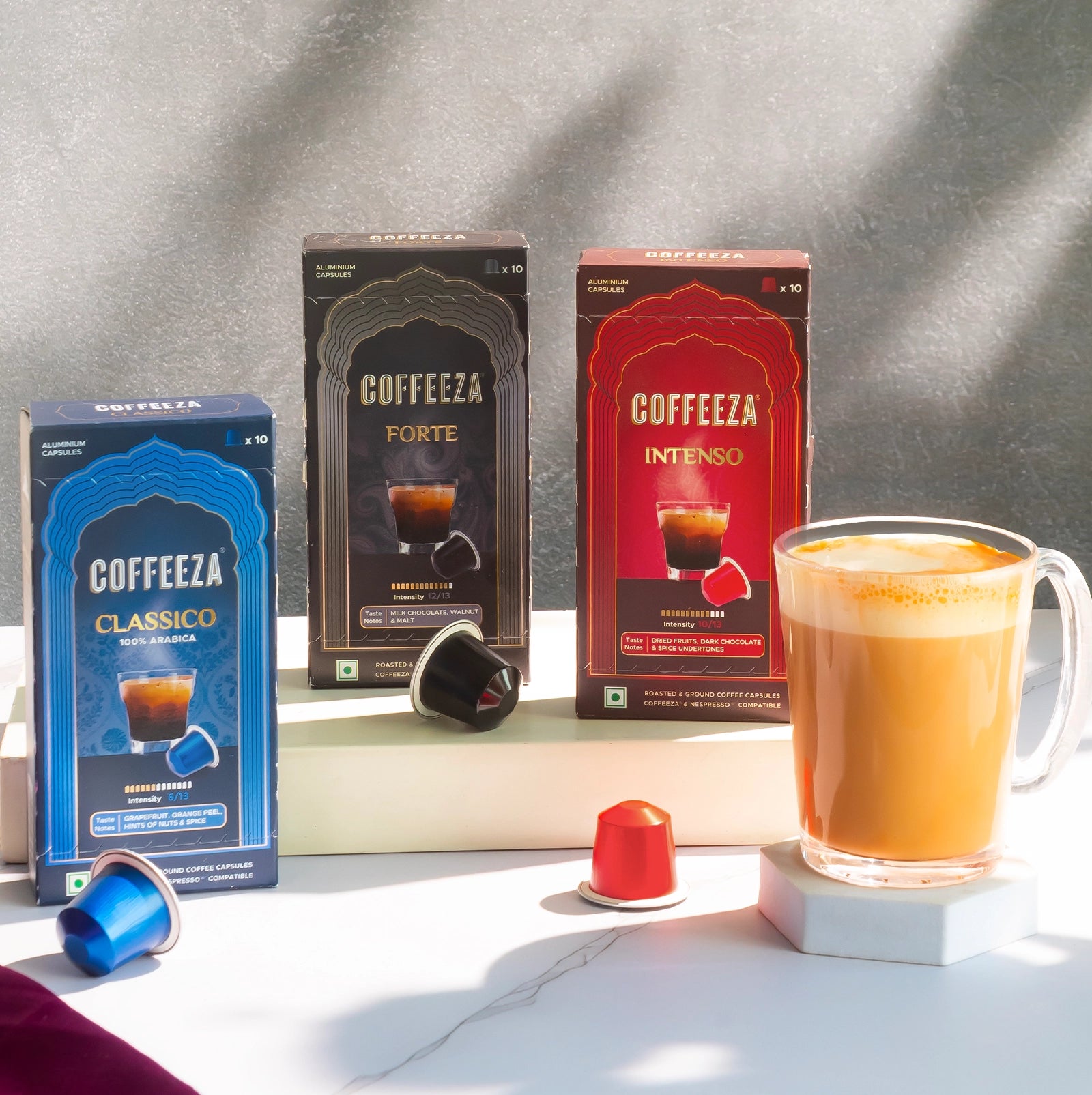 Classic Intensity Trio - Coffee Capsules - Variety Pack Of 3