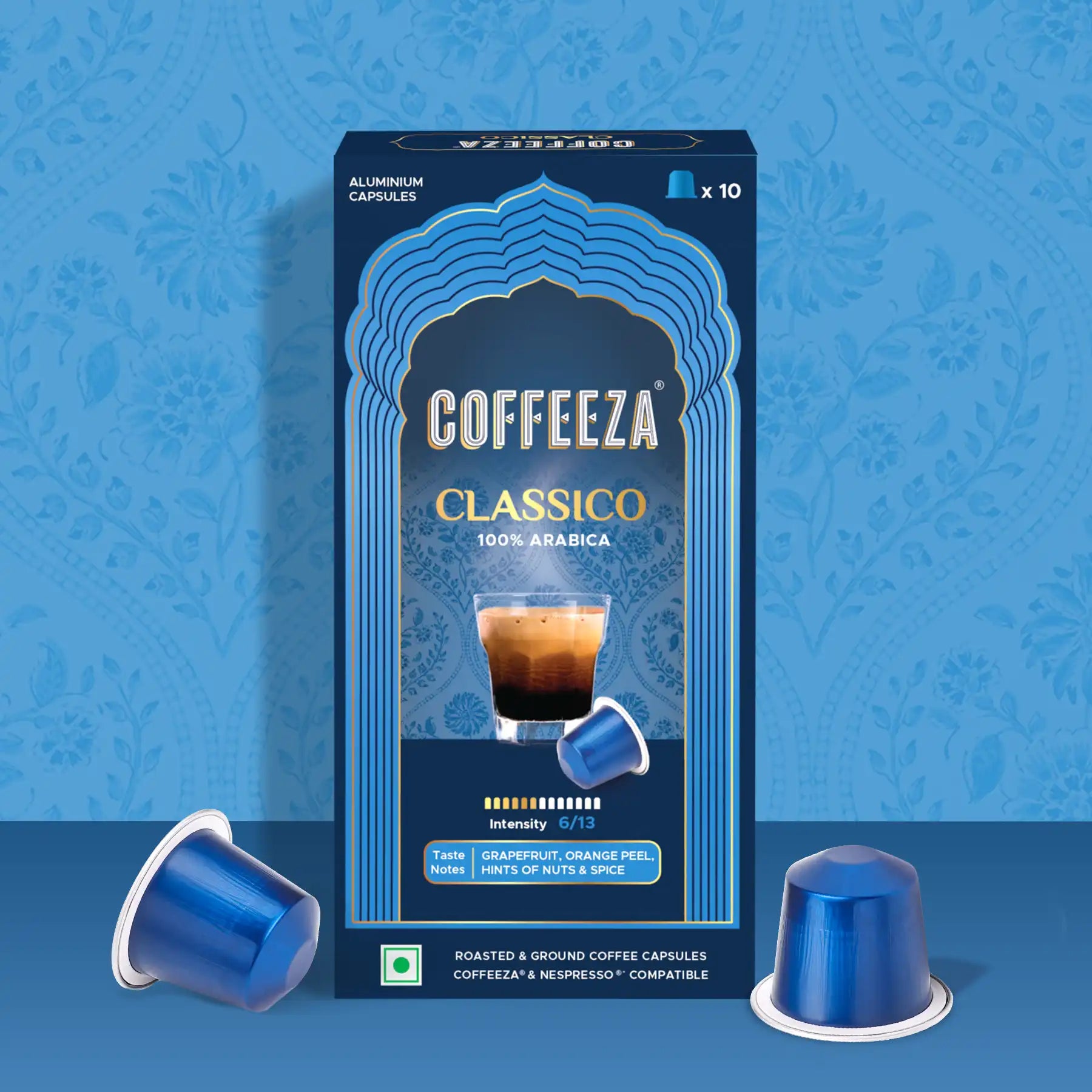 Classico 100% Arabica Aluminium Coffee Capsules