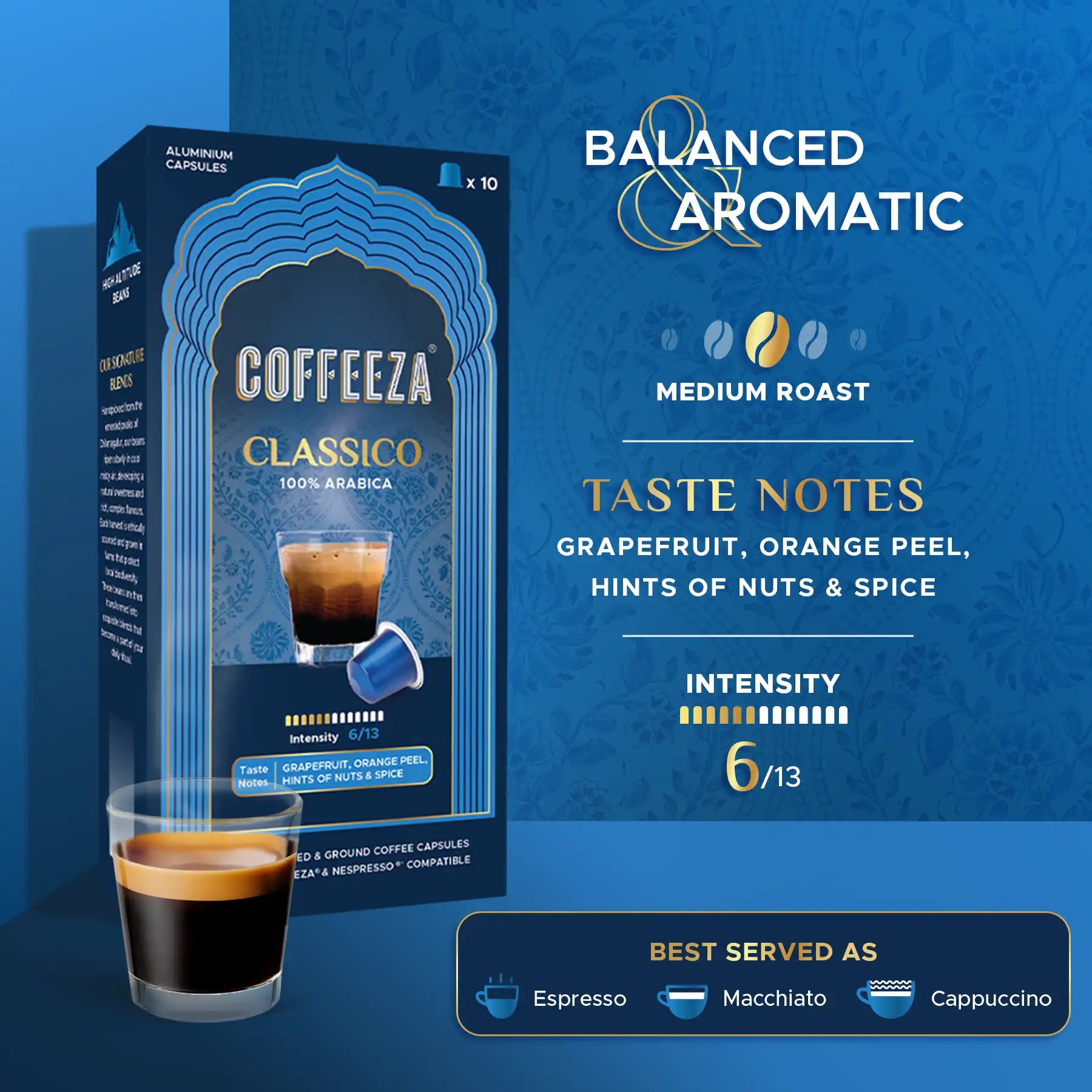Classic Intensity Trio - Coffee Capsules - Variety Pack Of 3 Classic Intensity Trio - Coffee Capsules - Variety Pack Of 3