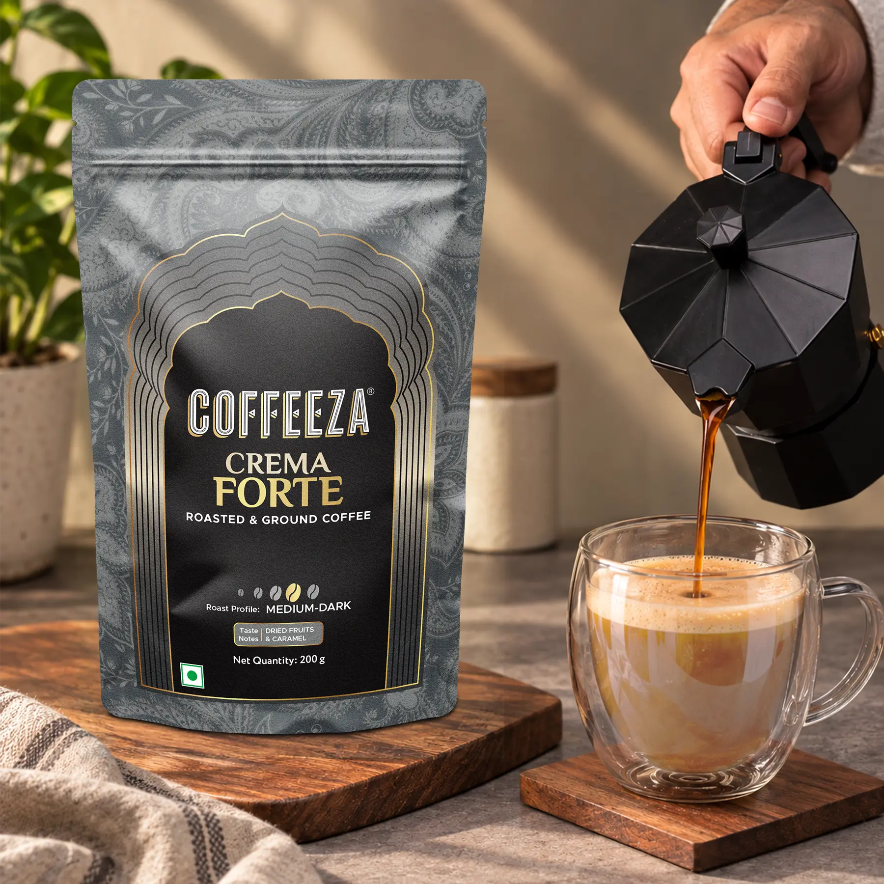 Coffeeza Crema Forte Ground Coffee/Beans