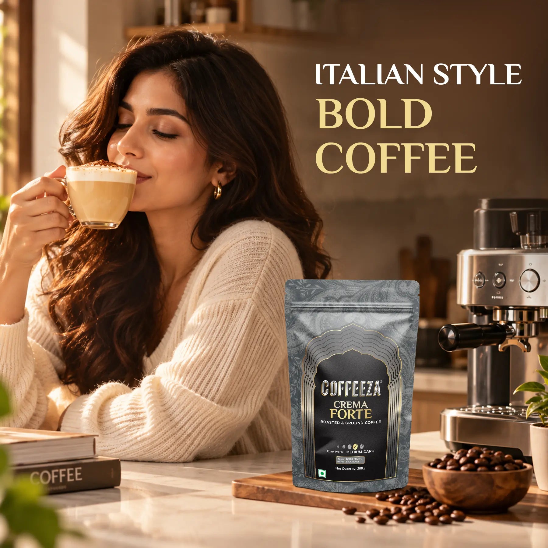Coffeeza Crema Forte Ground Coffee/Beans