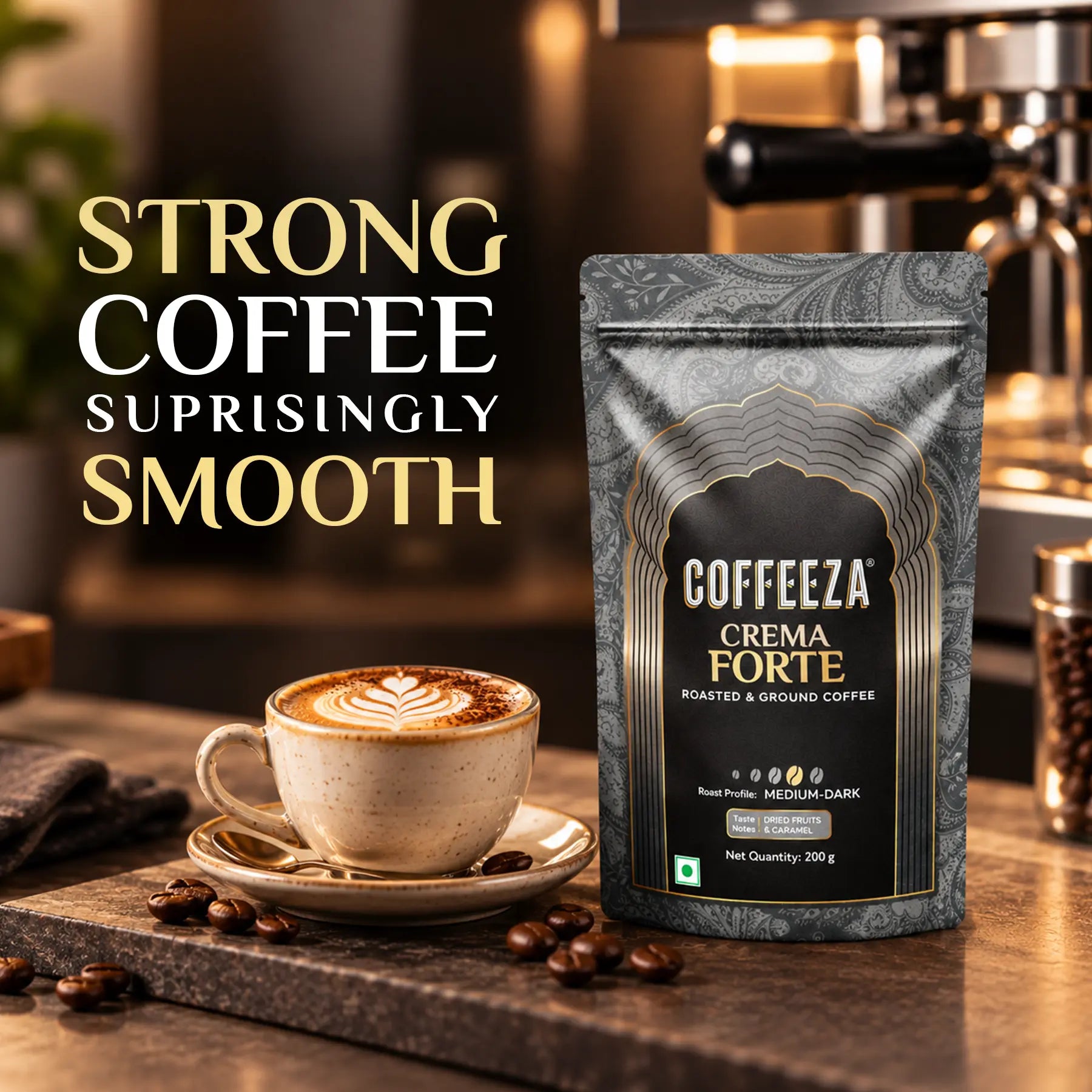 Coffeeza Crema Forte Ground Coffee/Beans