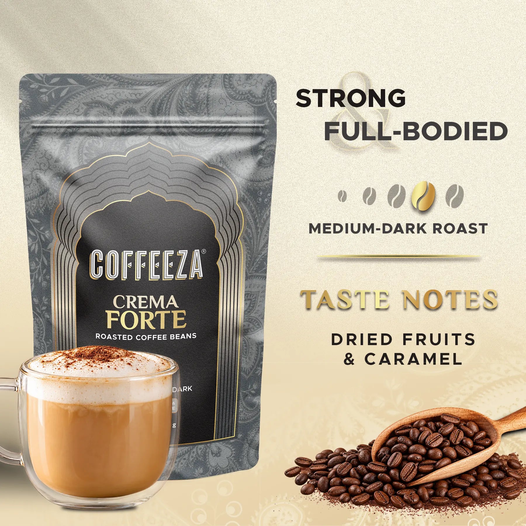Coffeeza Crema Forte Ground Coffee/Beans