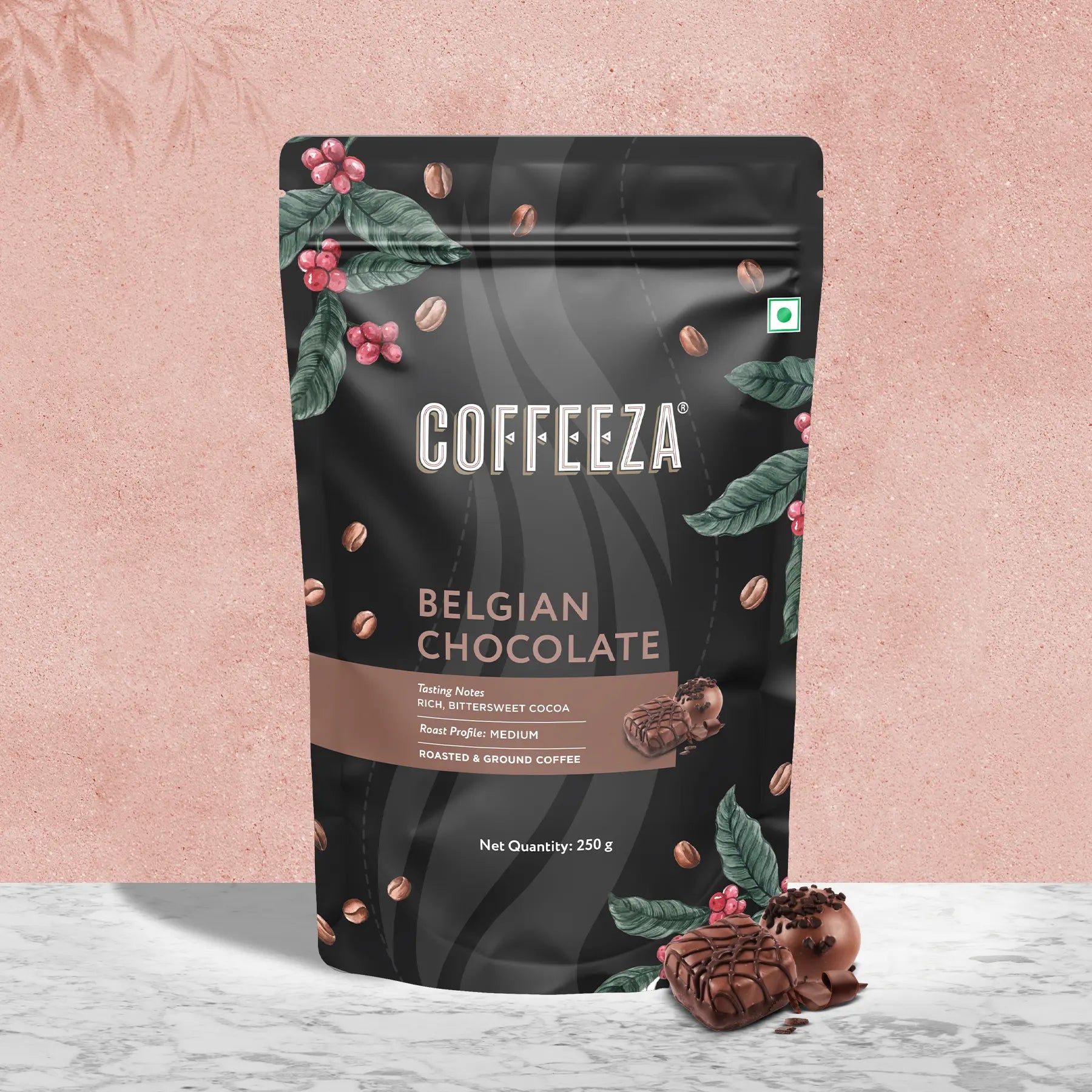 Belgian Chocolate 100% Arabica Flavoured Ground Coffee