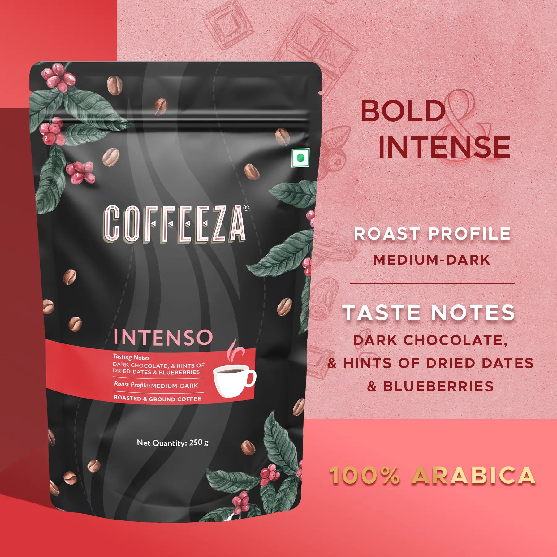 Intenso Specialty "AA" Ground Coffee