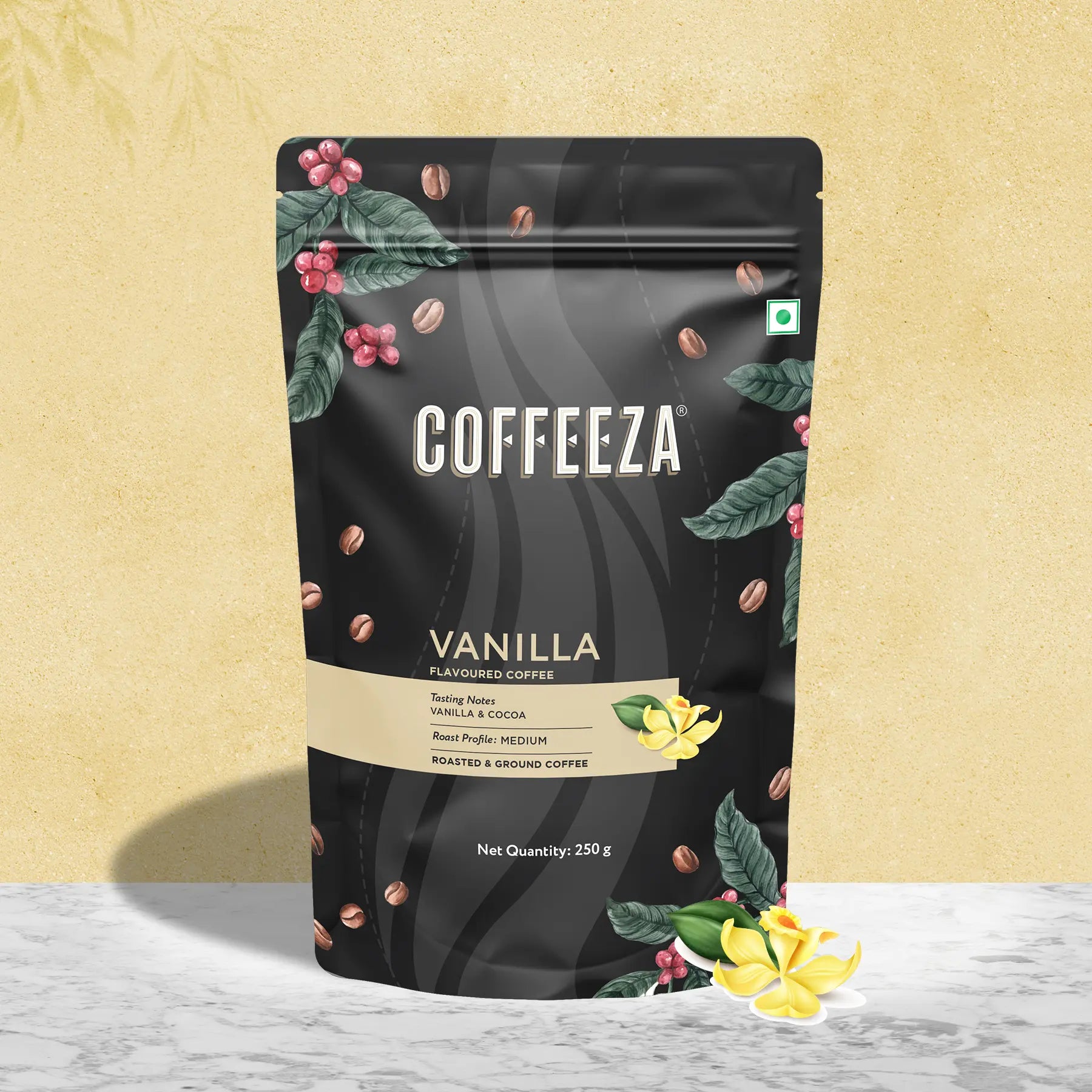 Vanilla 100% Arabica Flavoured Ground Coffee