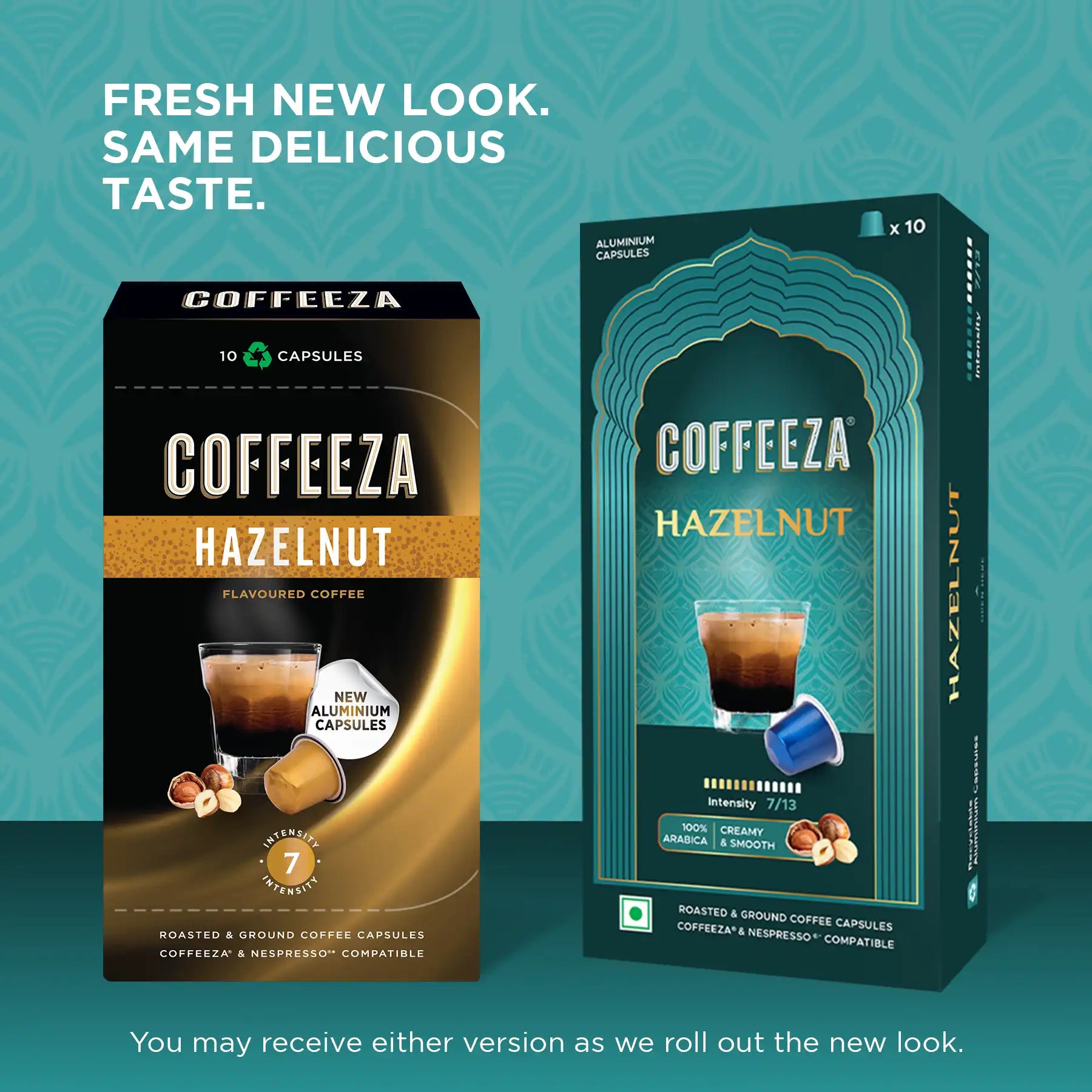 Hazelnut  100% Arabica Flavoured Aluminium Coffee Capsules