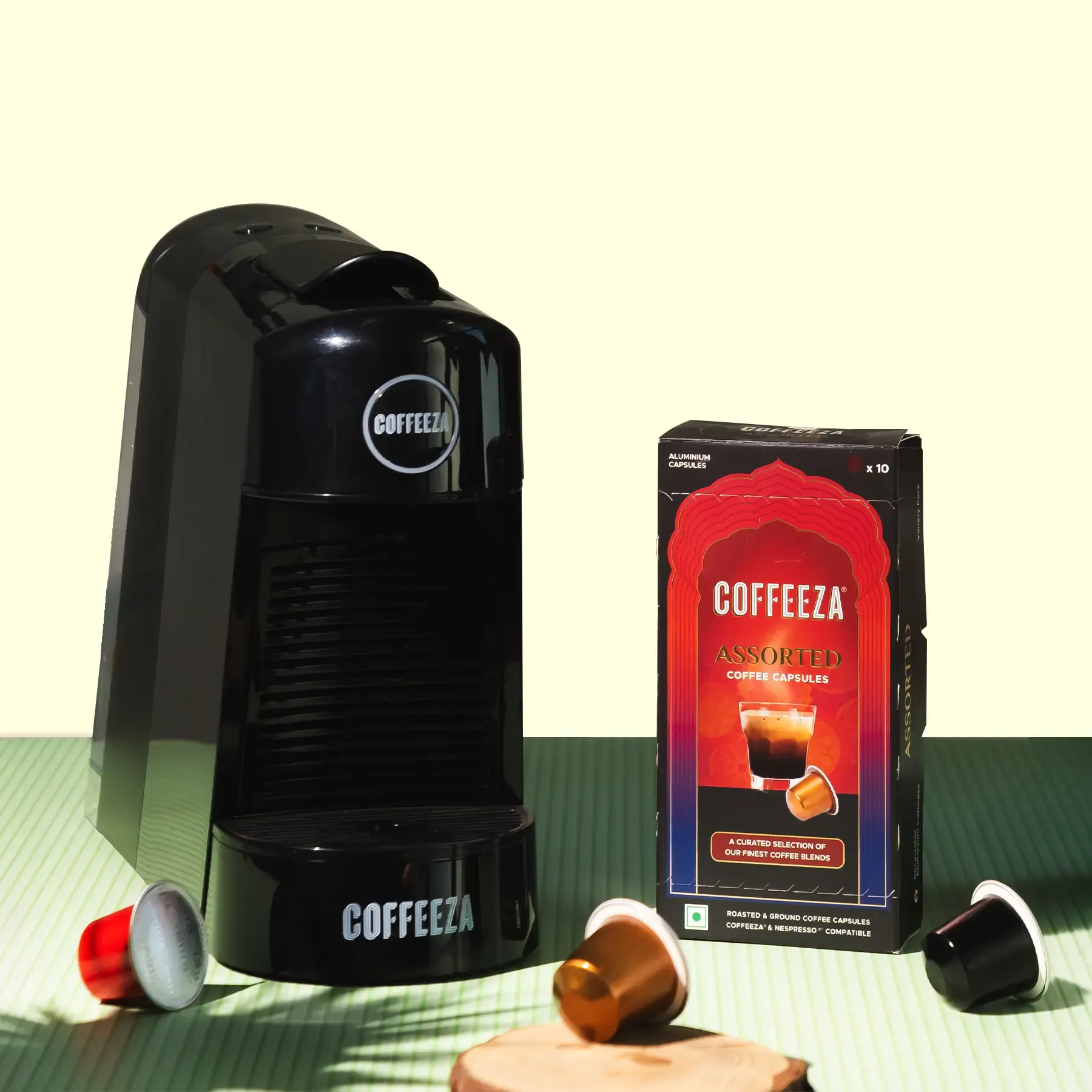 Finero Next Coffee Machine + 10 FREE Coffee Capsules + 1 Year Membership Benefits