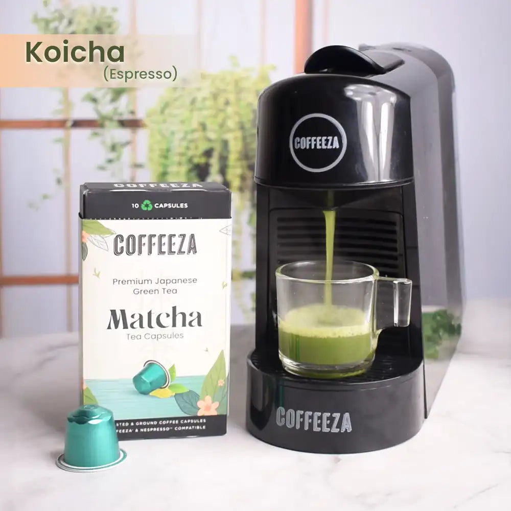 Matcha Green Tea Capsules, 100% Pure Japanese Matcha, Aluminium Capsules