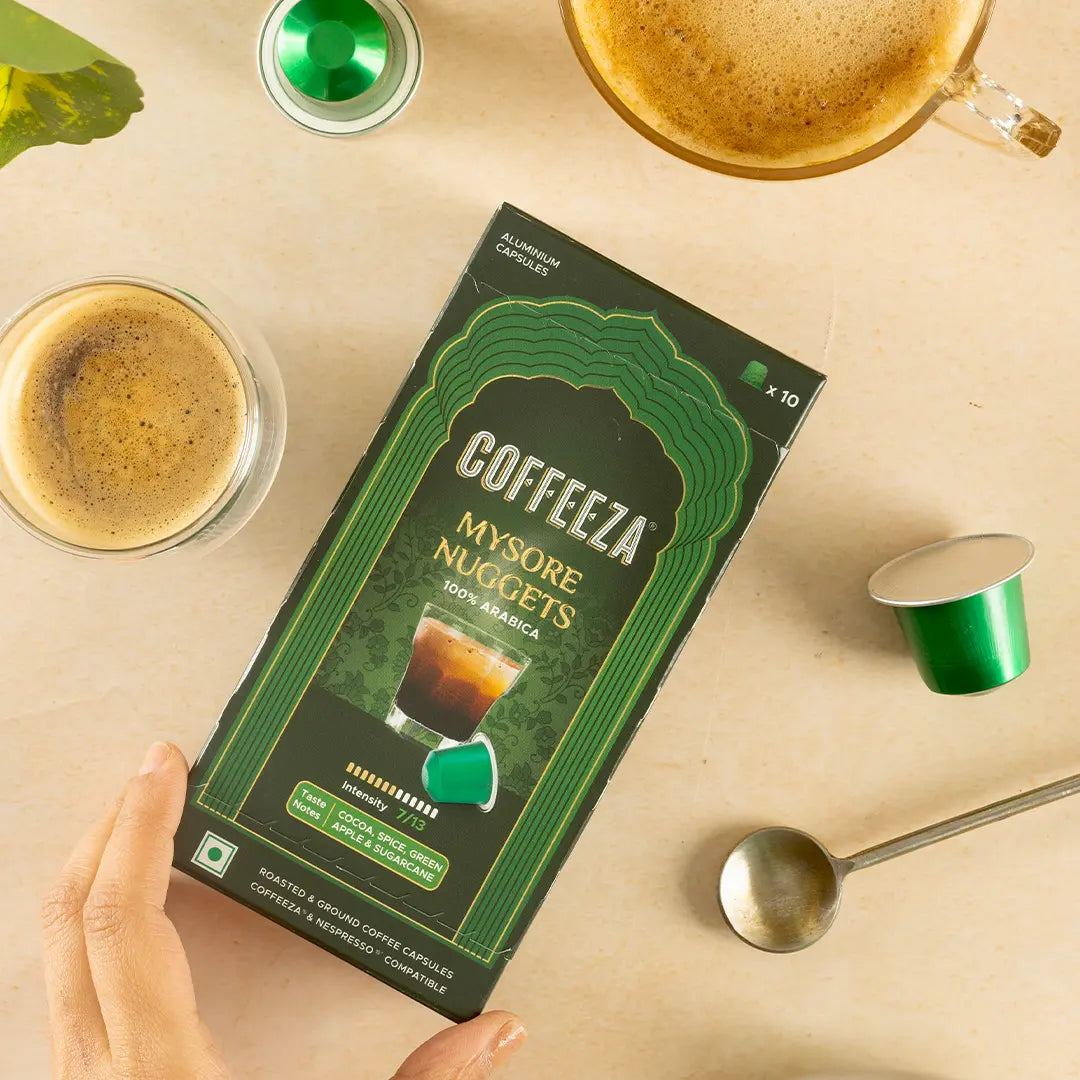 Mysore Nuggets AAA Grade Arabica Aluminium Coffee Capsules - Specialty Coffee