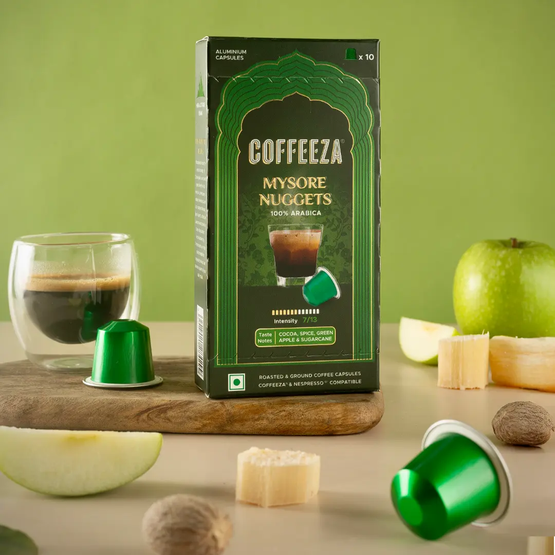 Mysore Nuggets AAA Grade Arabica Aluminium Coffee Capsules - Specialty Coffee